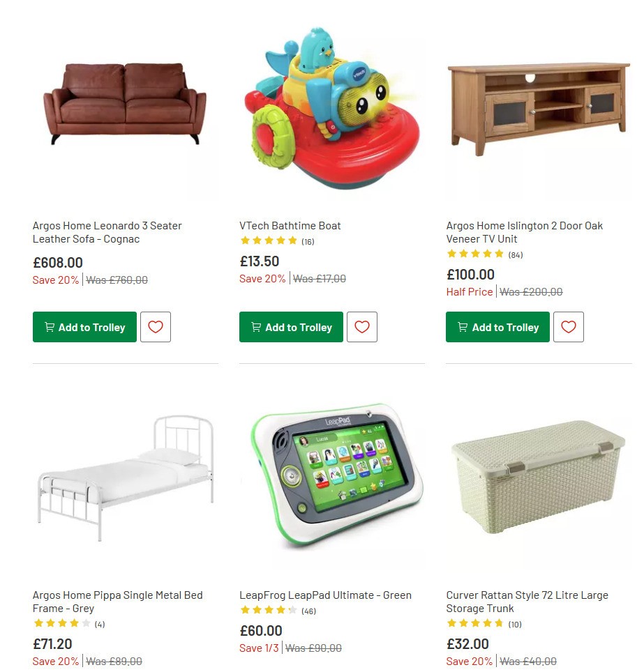 Argos Offers from 23 June
