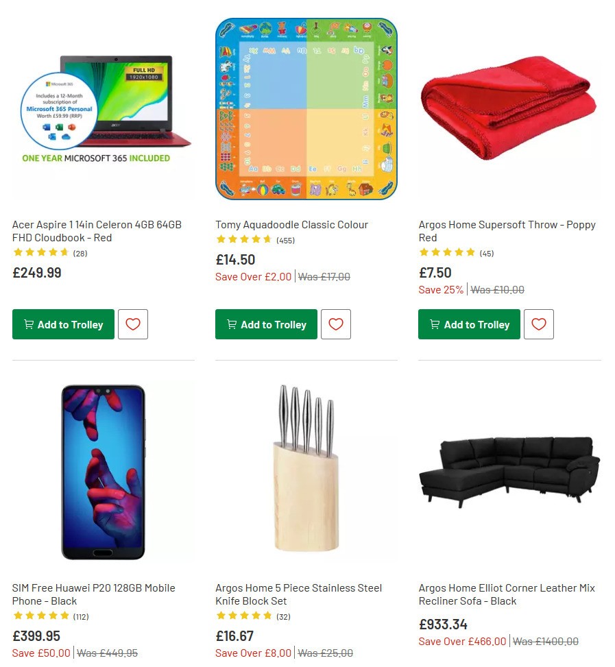 Argos Offers from 23 June