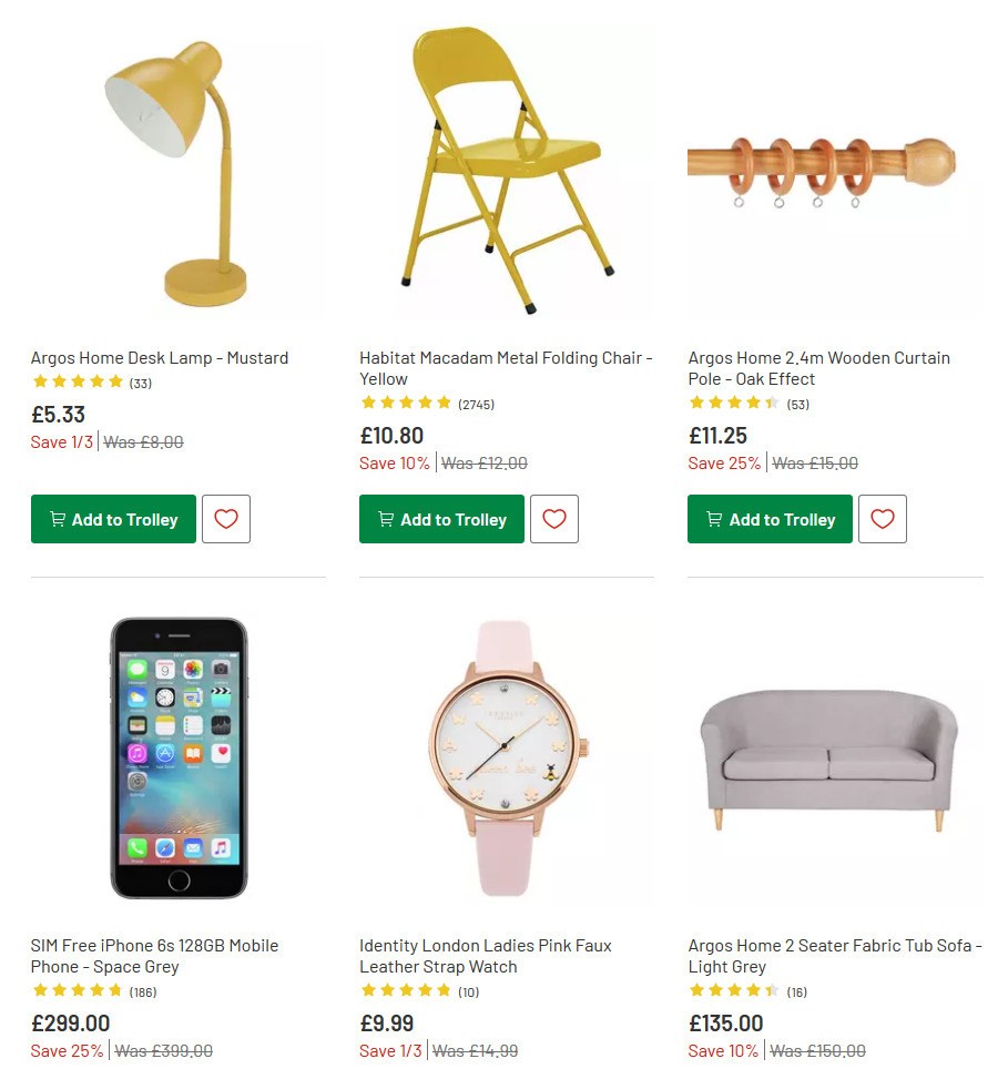 Argos Offers from 23 June