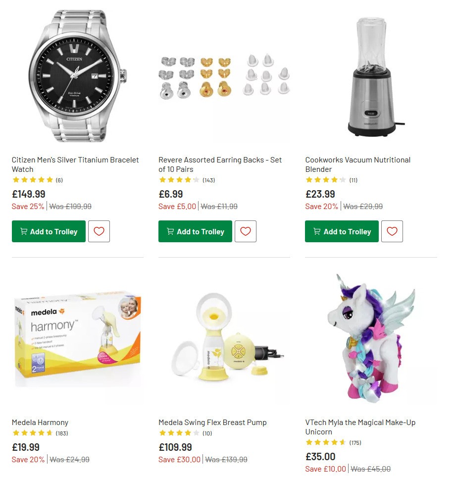 Argos Offers from 7 July