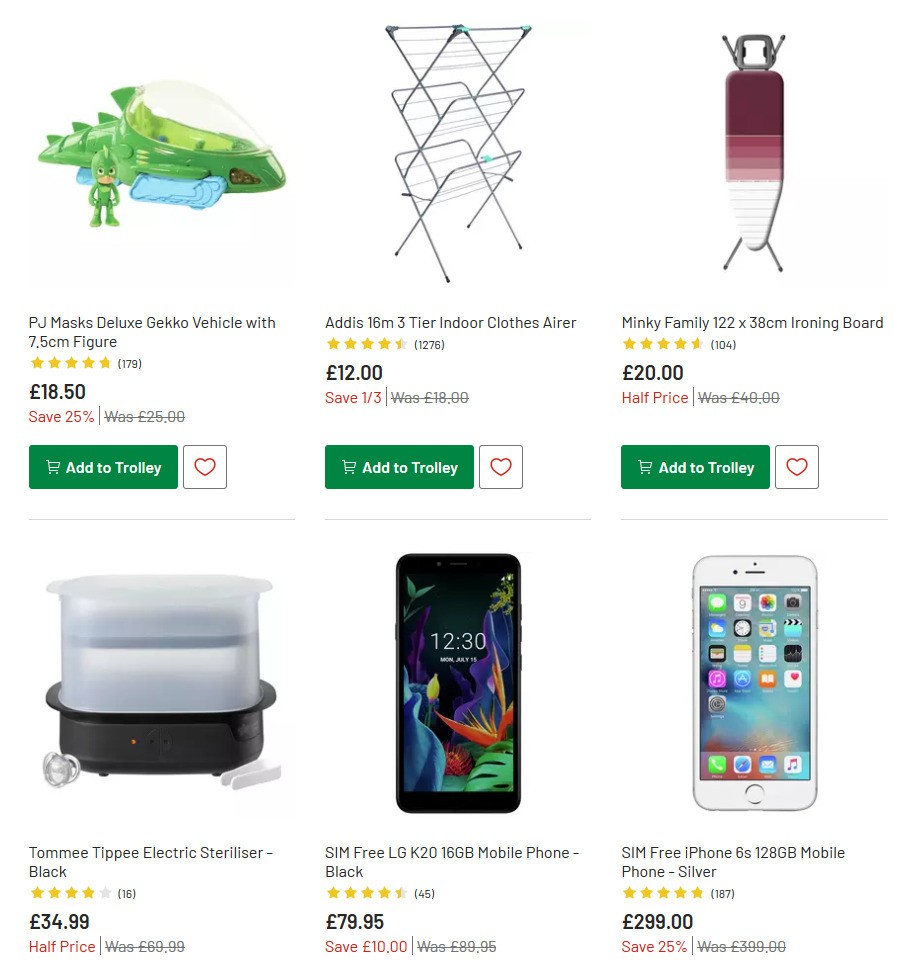 Argos Offers from 7 July