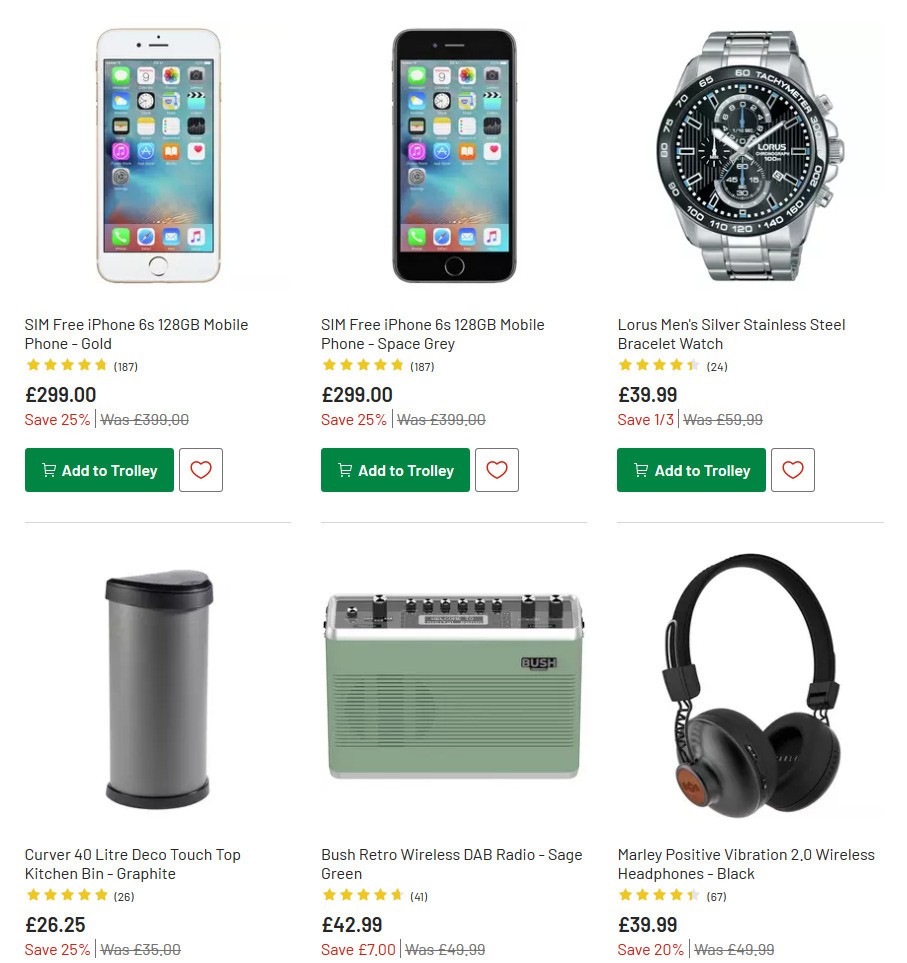 Argos Offers from 7 July