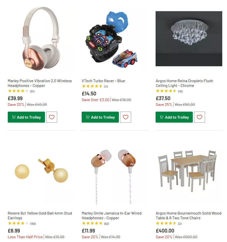 Argos Offers from 7 July