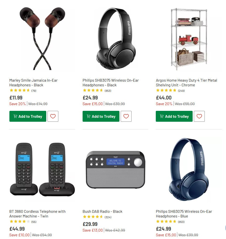 Argos Offers from 7 July