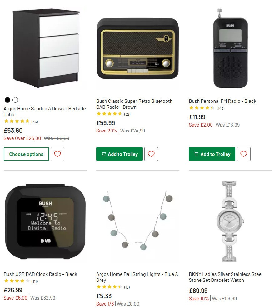 Argos Offers from 7 July