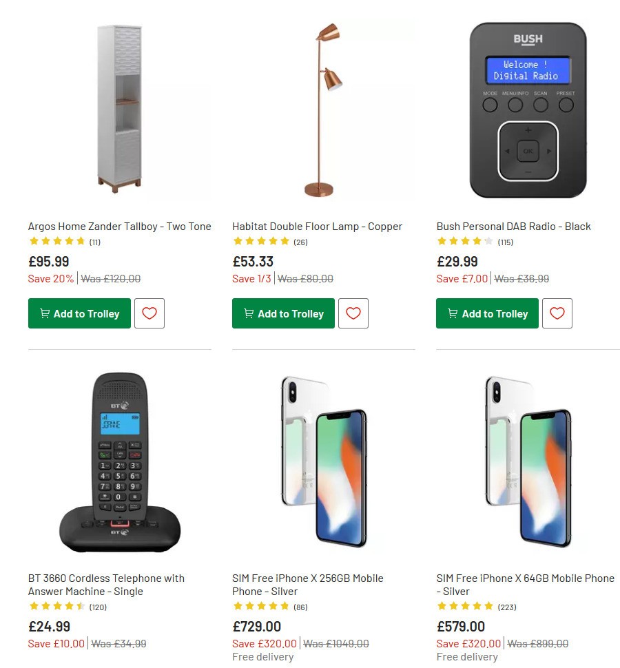 Argos Offers from 7 July