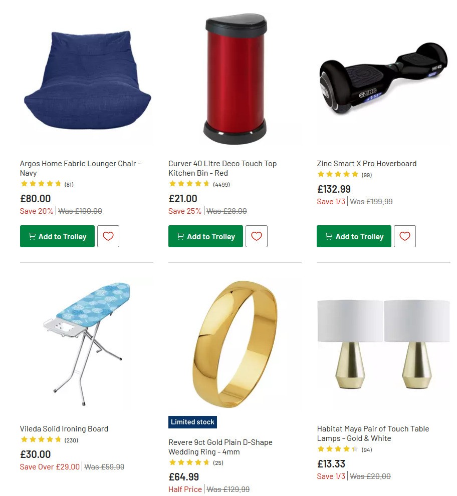 Argos Offers from 7 July