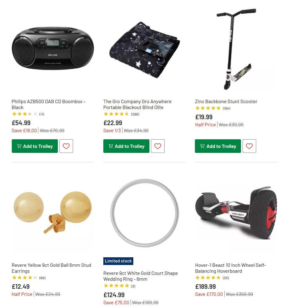 Argos Offers from 7 July