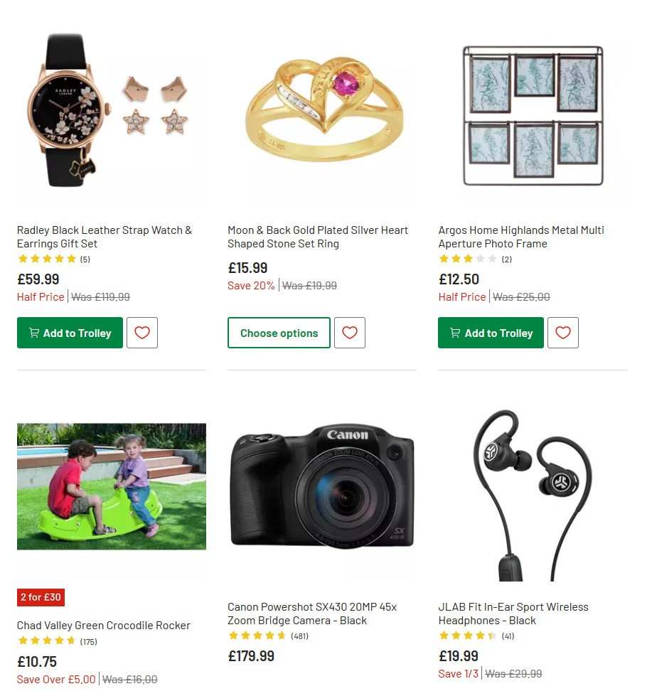 Argos Offers from 7 July