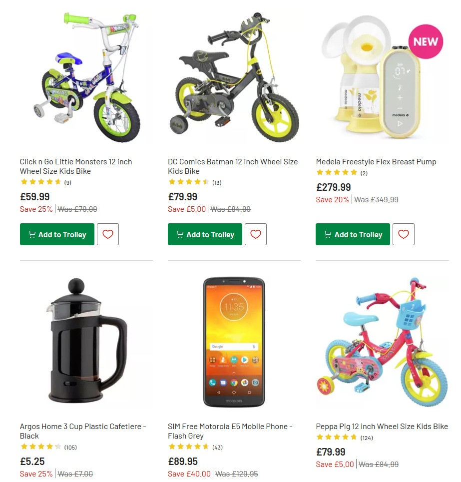 Argos Offers from 7 July