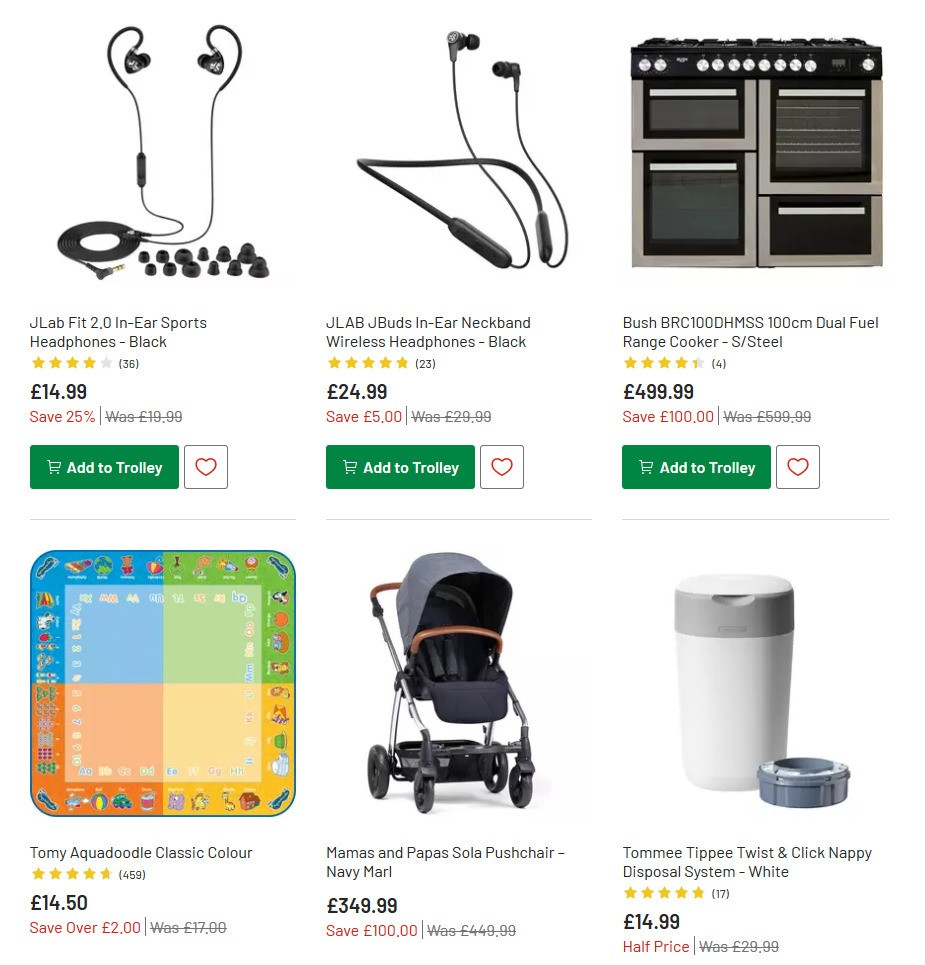 Argos Offers from 7 July