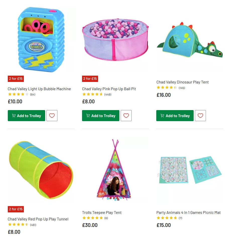 Argos Offers from 16 July