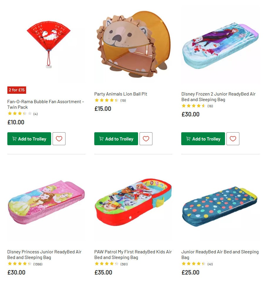 Argos Offers from 16 July