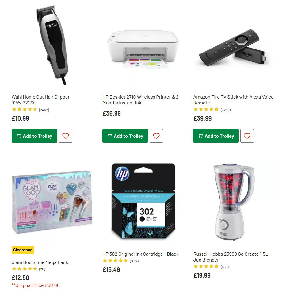 Argos Offers from 16 July