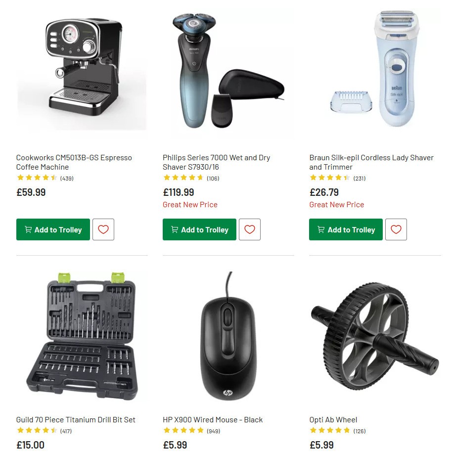 Argos Offers from 16 July