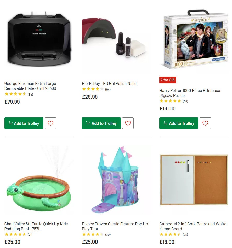 Argos Offers from 16 July