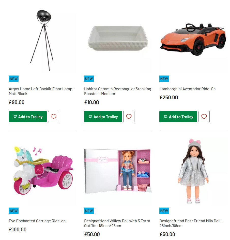 Argos Offers from 28 July
