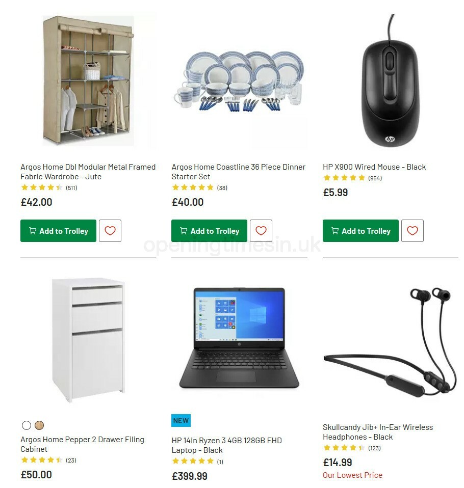 Argos Offers from 8 September