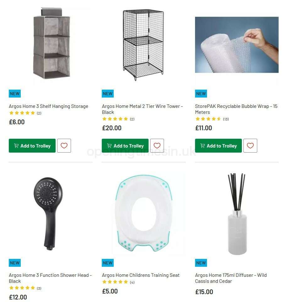 Argos Offers from 8 September