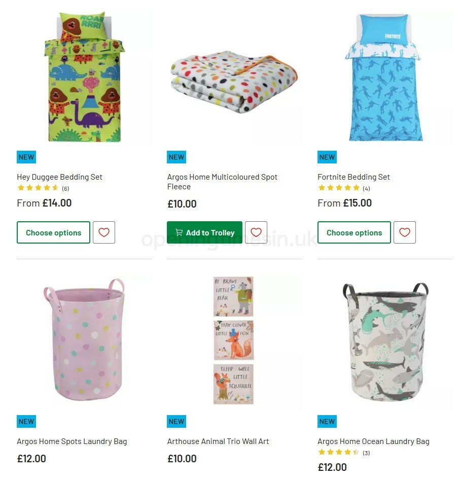 Argos Offers from 8 September