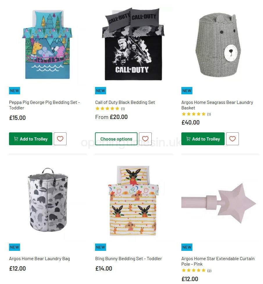 Argos Offers from 8 September