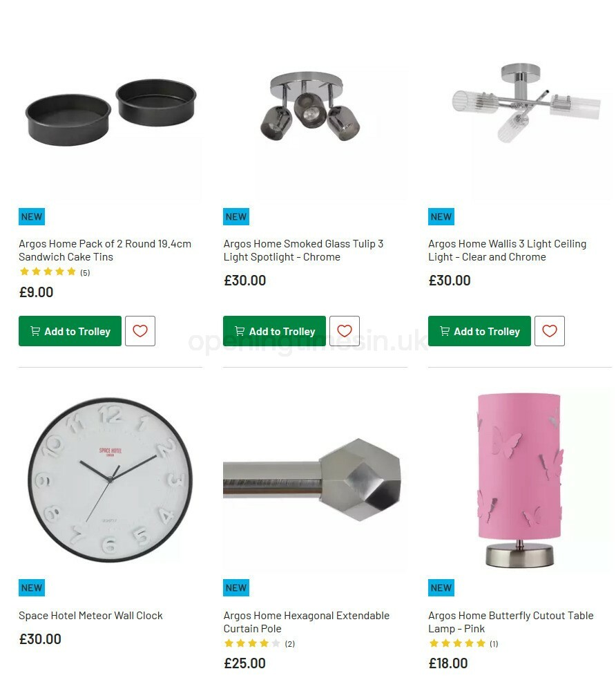 Argos Offers from 8 September