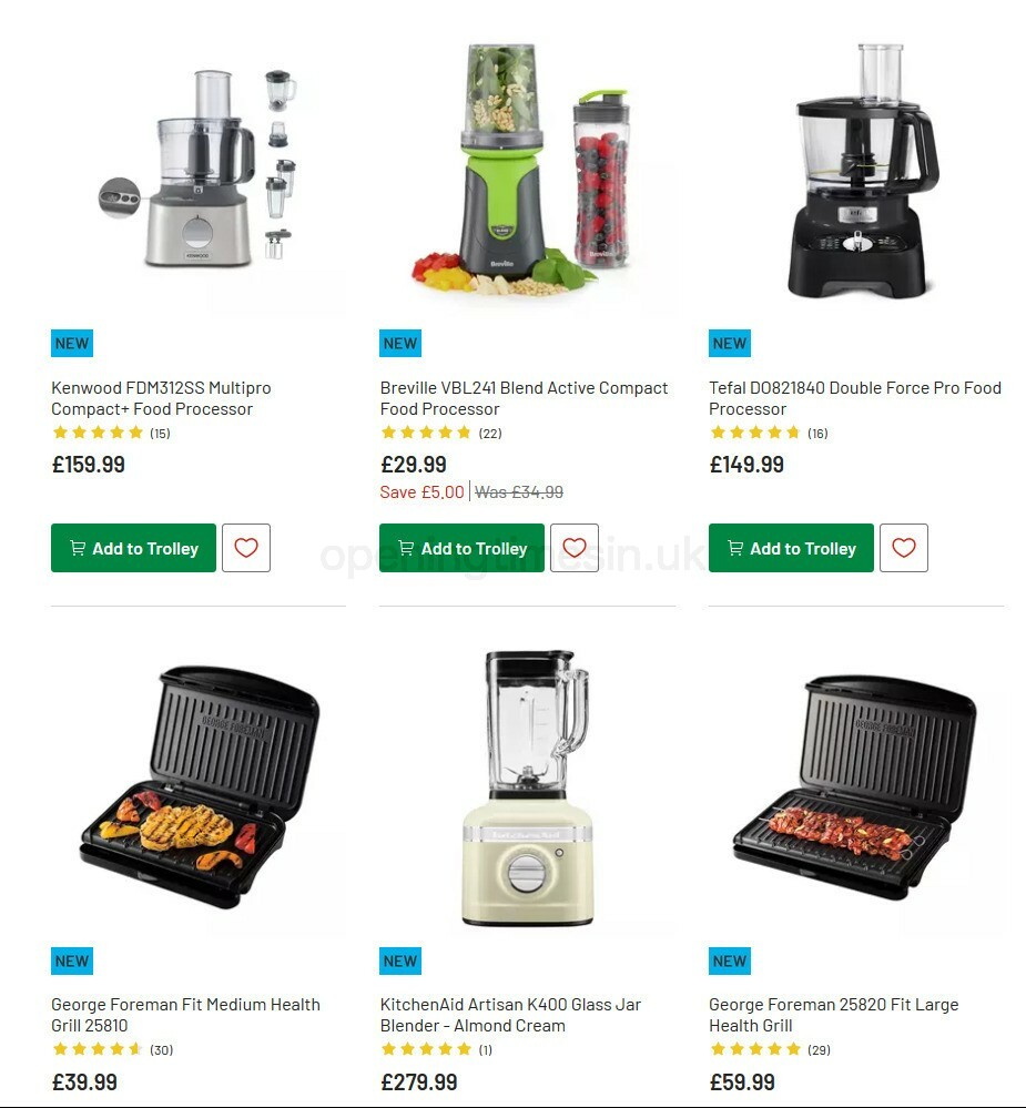 Argos Offers from 6 October