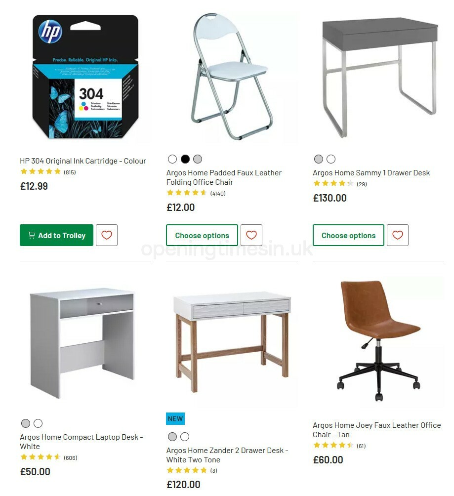 Argos Offers from 6 October