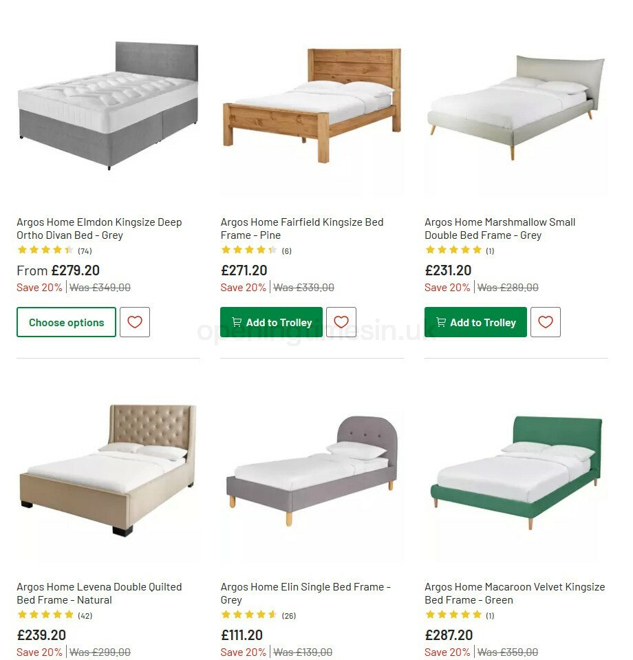 Argos Offers from 13 October