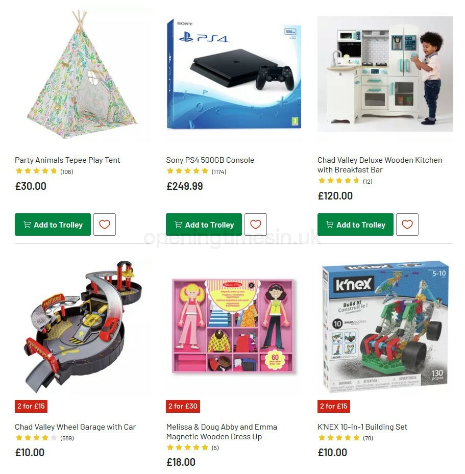 Argos Offers from 27 October