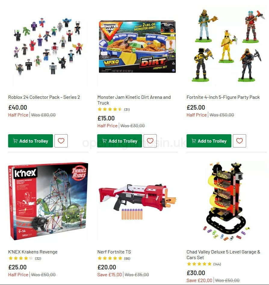 Argos Offers from 27 October