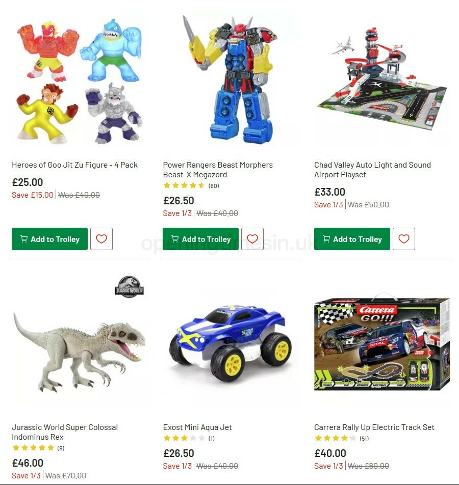 Argos Offers from 27 October