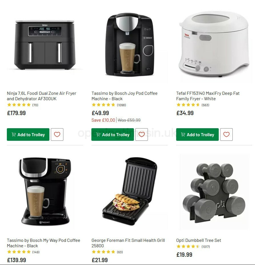 Argos Offers from 27 October