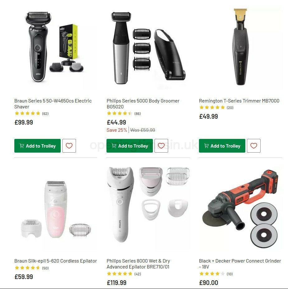 Argos Offers from 27 October