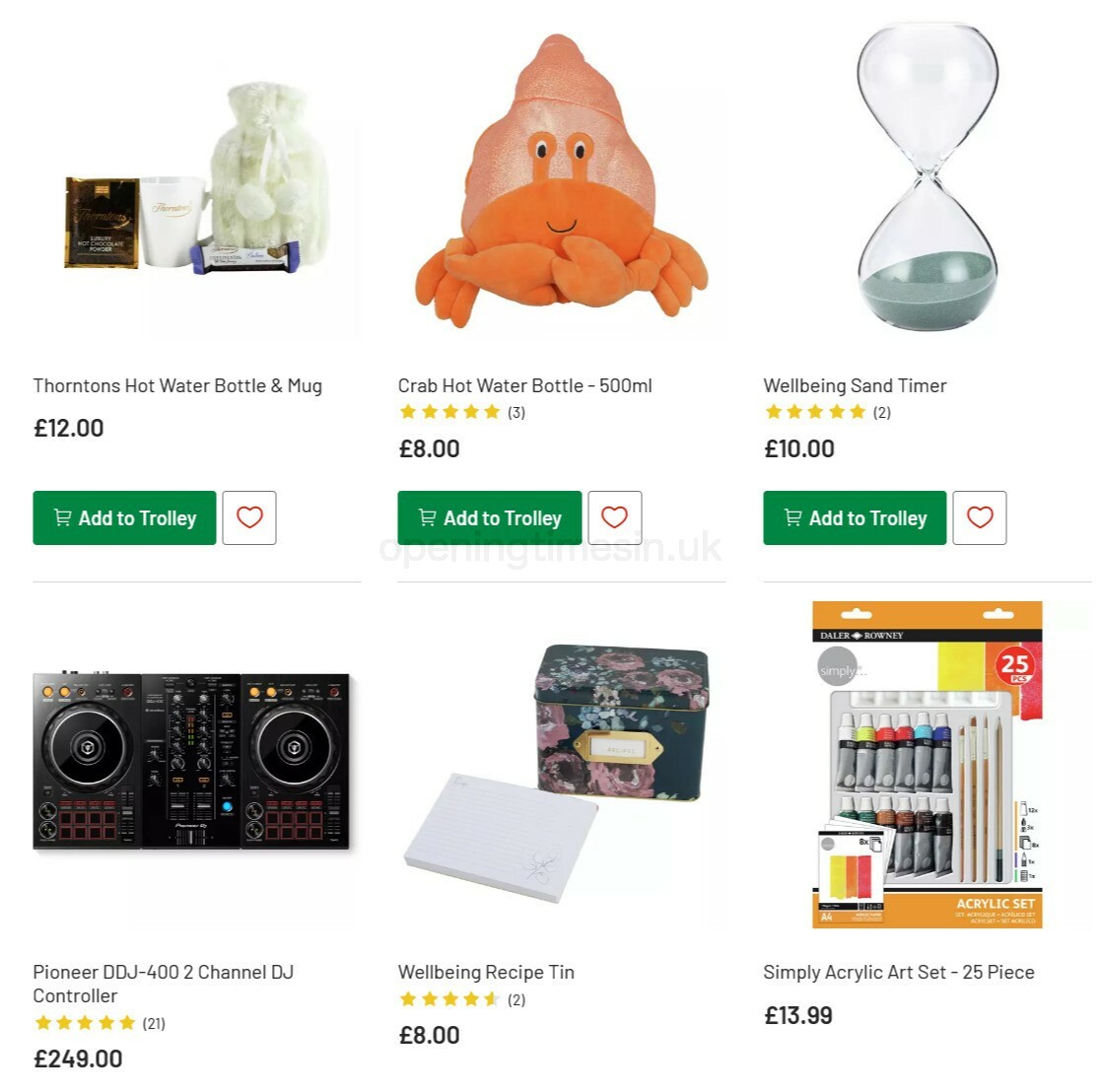 Argos Offers from 10 November