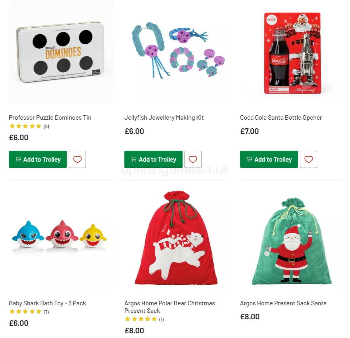 Argos Offers from 10 November