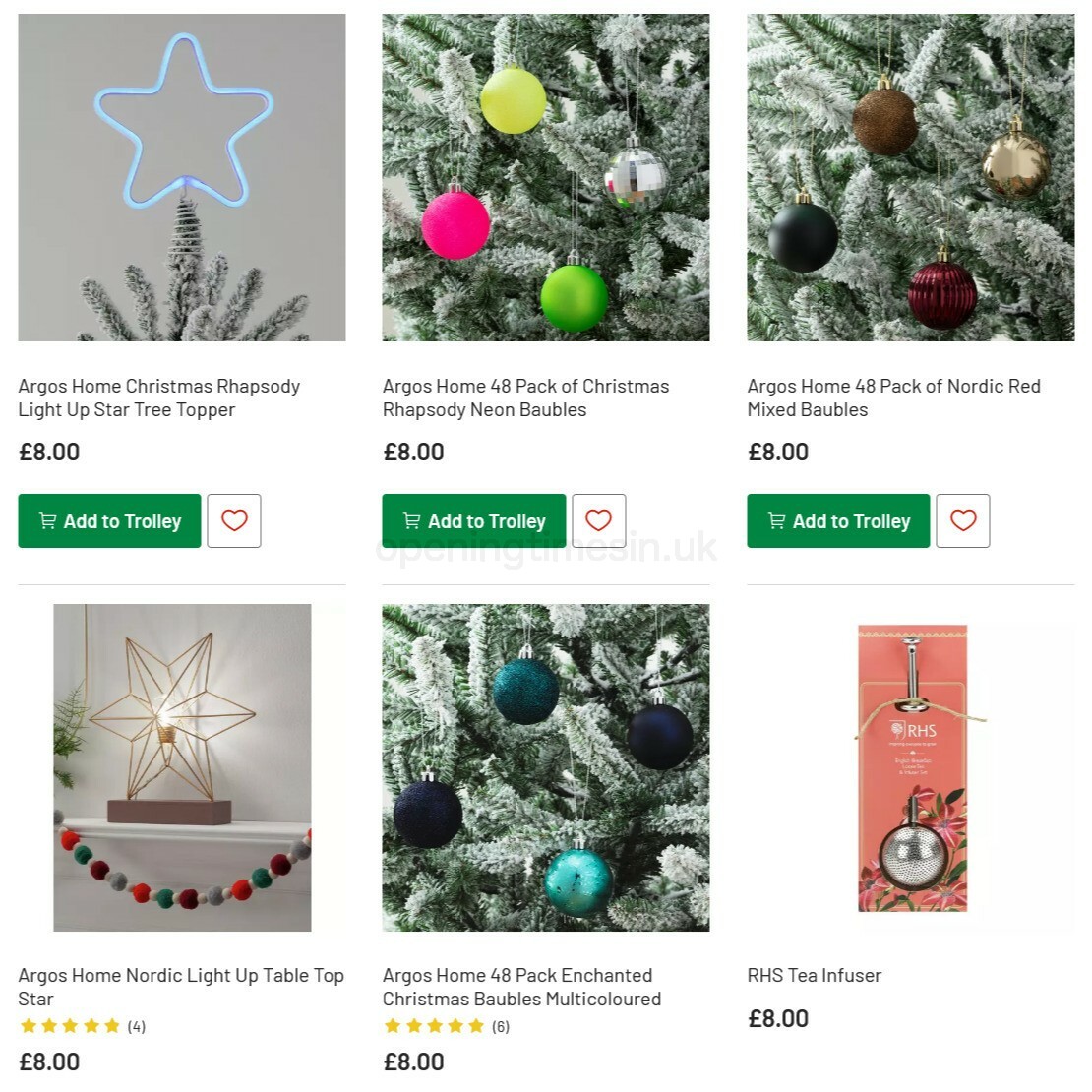 Argos Offers from 10 November