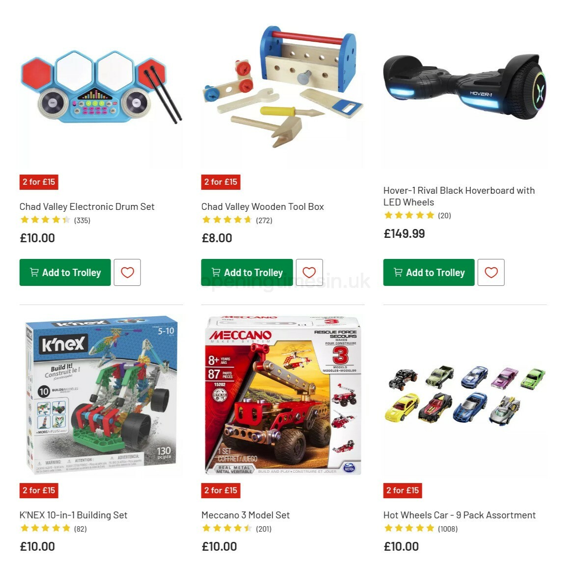 Argos Offers from 10 November