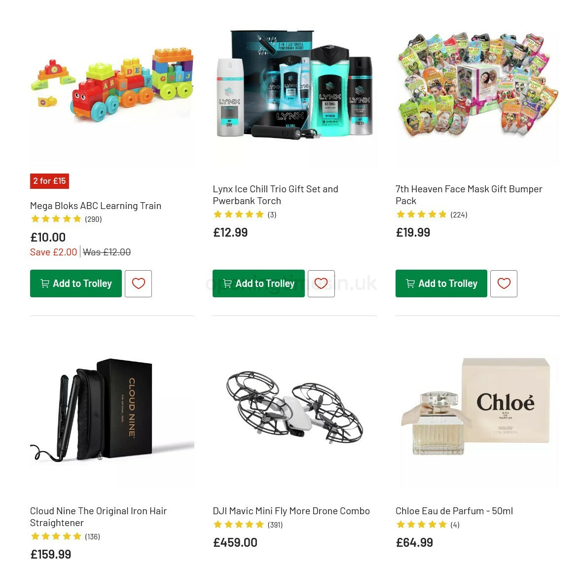 Argos Offers from 10 November