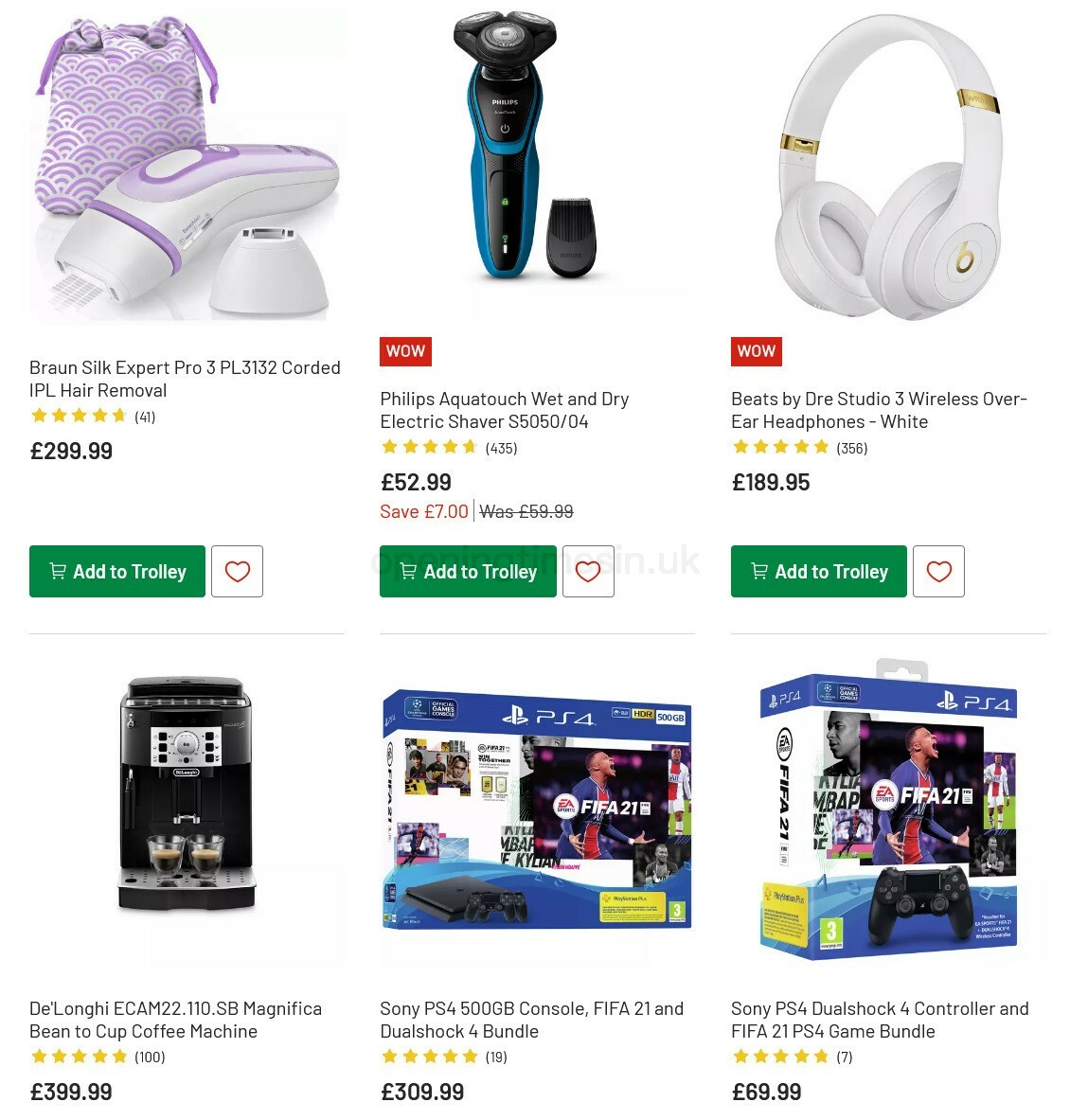 Argos Offers from 10 November