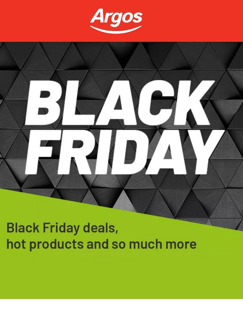Argos Black Friday Offers from 20 November