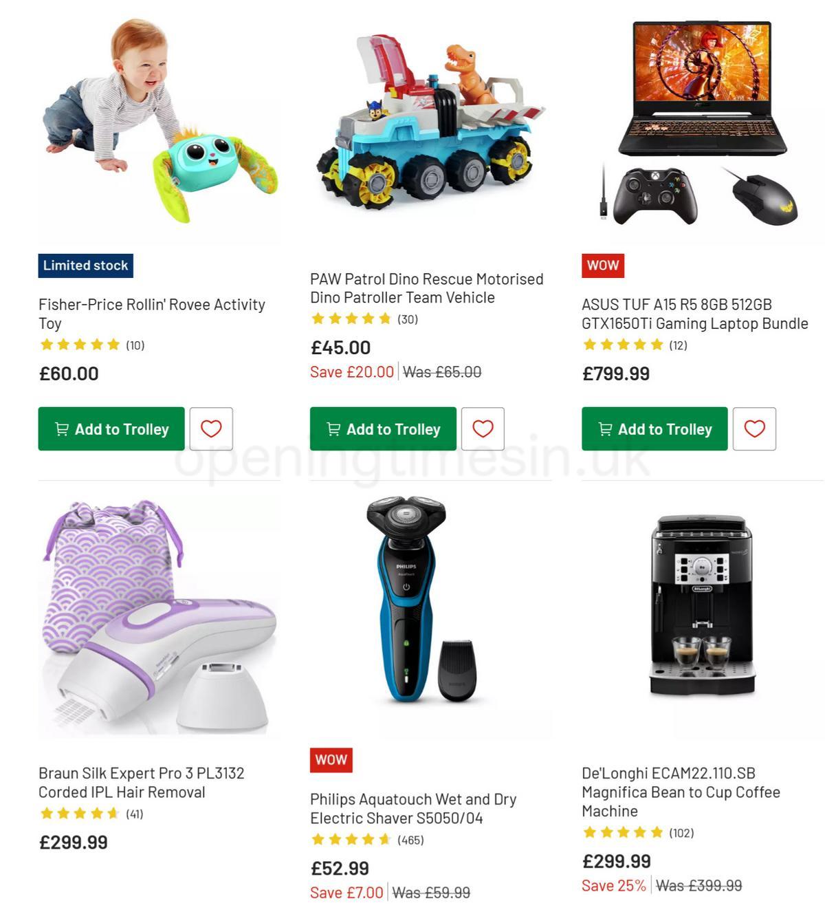 Argos Offers from 28 November