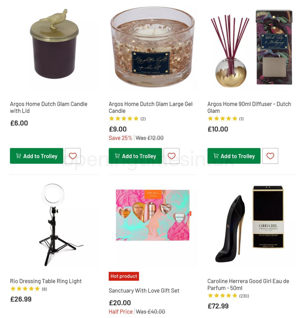 Argos Offers from 28 November