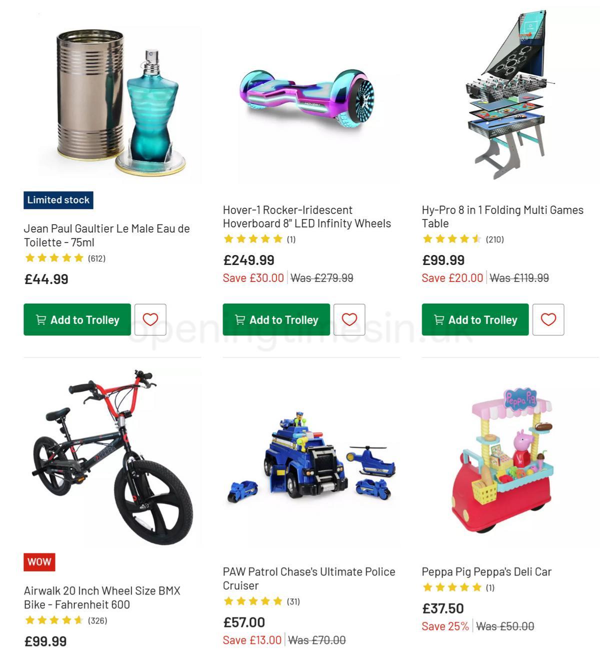 Argos Offers from 28 November