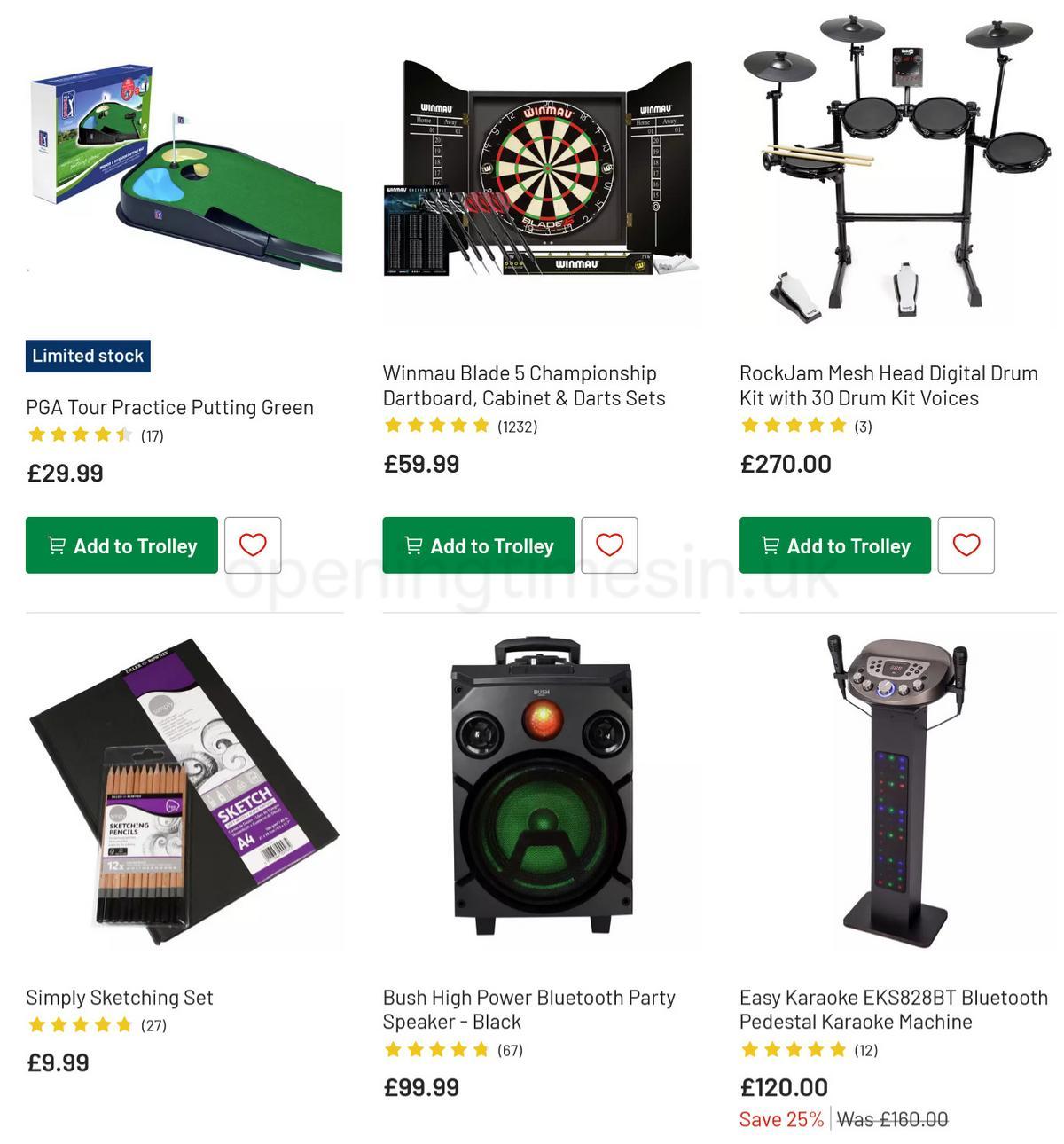 Argos Offers from 28 November