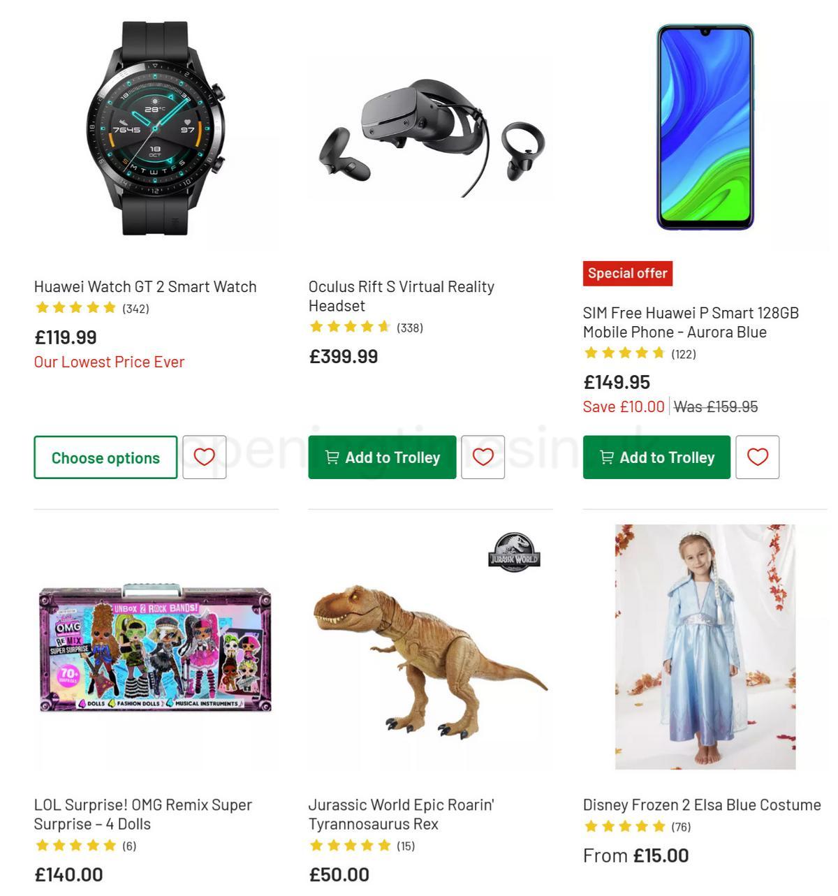 Argos Offers from 28 November