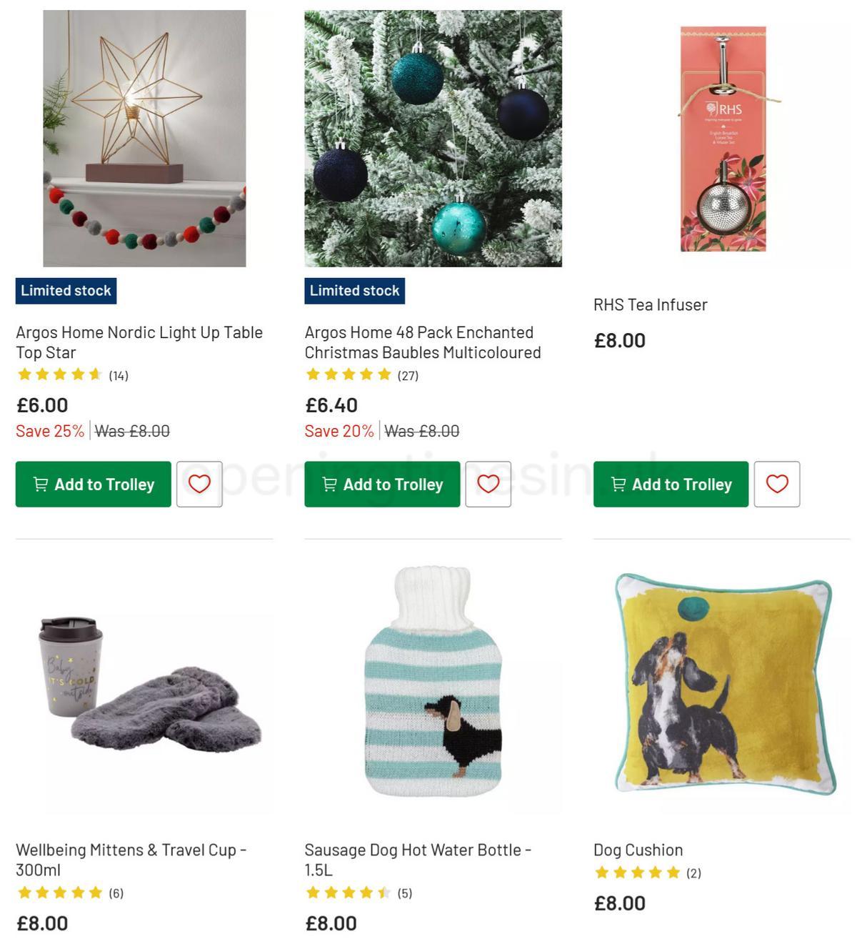 Argos Offers from 28 November