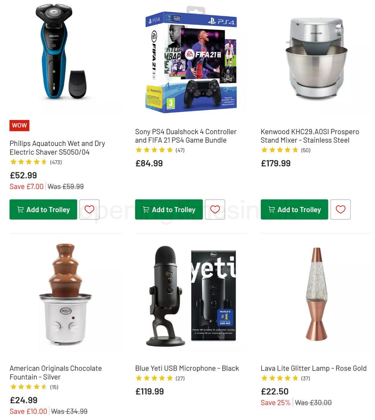 Argos Offers from 15 December