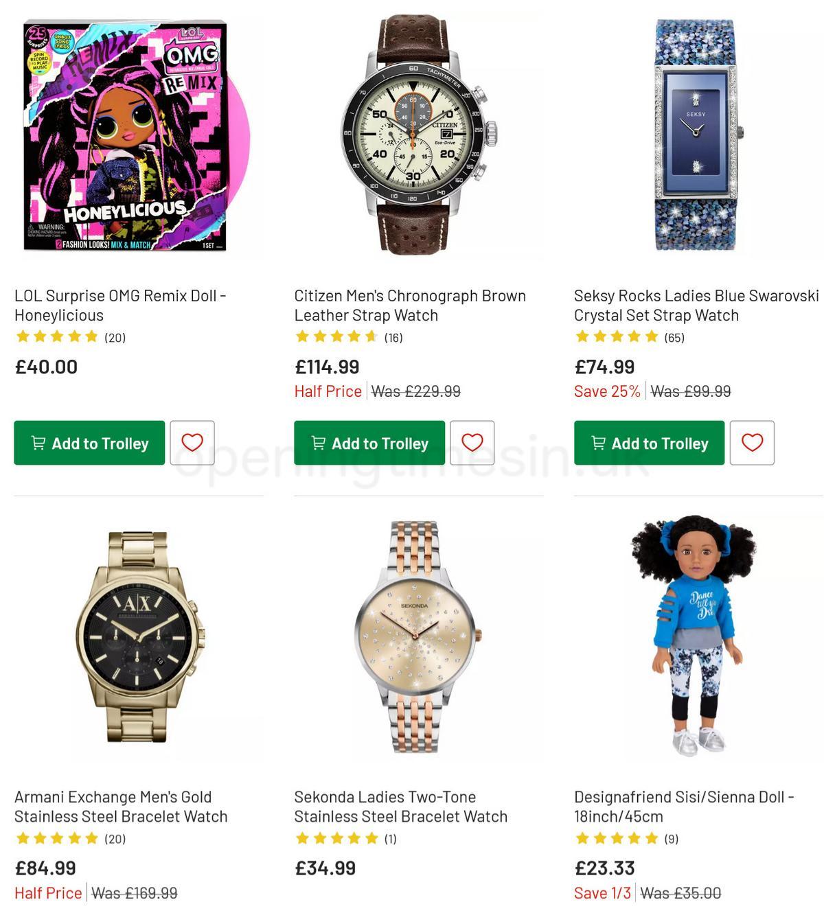 Argos Offers from 15 December