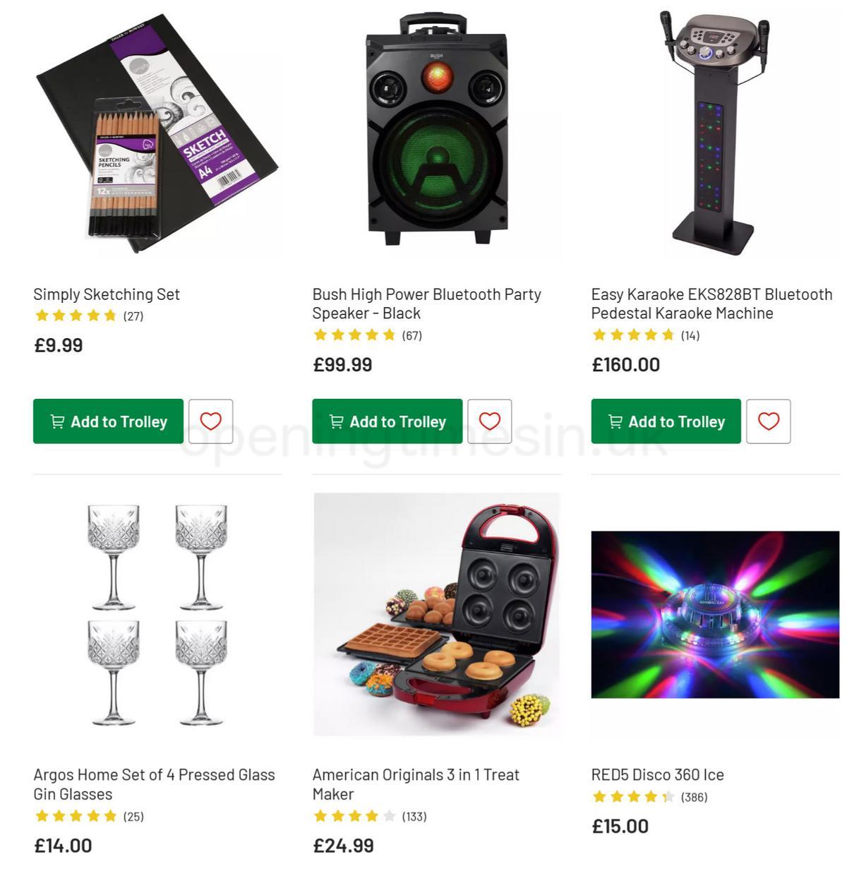 Argos Offers from 15 December